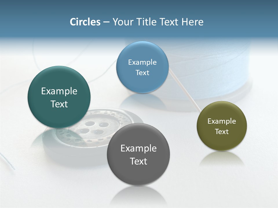 Spool Isolated Tailoring PowerPoint Template