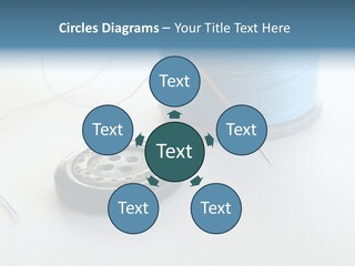 Spool Isolated Tailoring PowerPoint Template