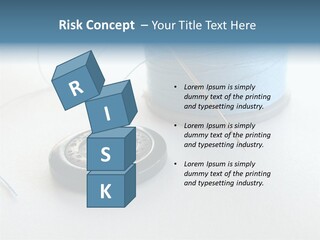 Spool Isolated Tailoring PowerPoint Template