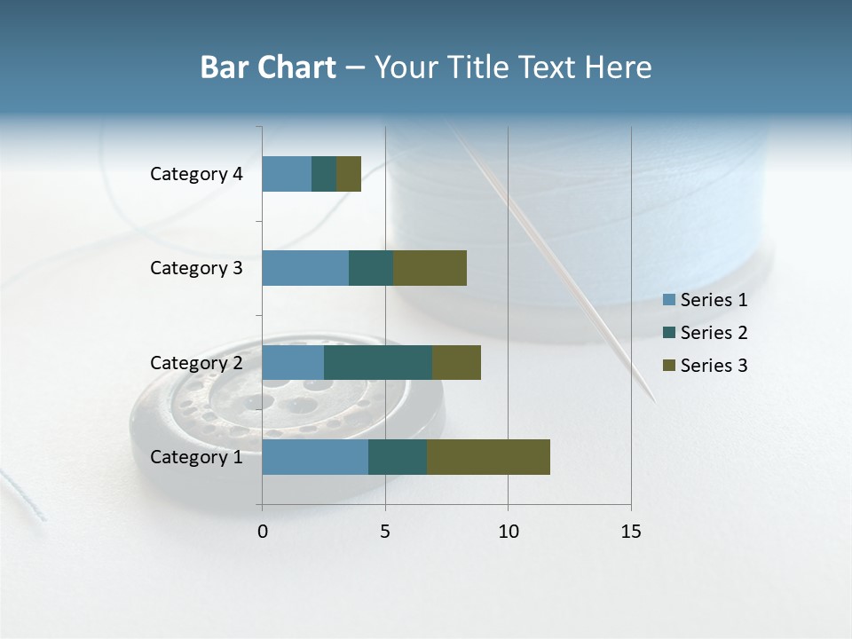 Spool Isolated Tailoring PowerPoint Template