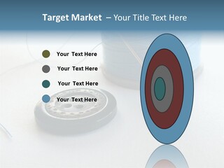 Spool Isolated Tailoring PowerPoint Template