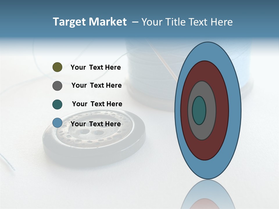 Spool Isolated Tailoring PowerPoint Template