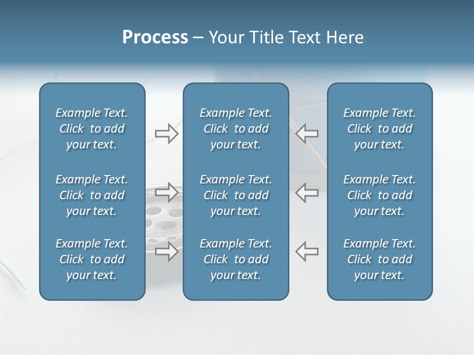 Spool Isolated Tailoring PowerPoint Template