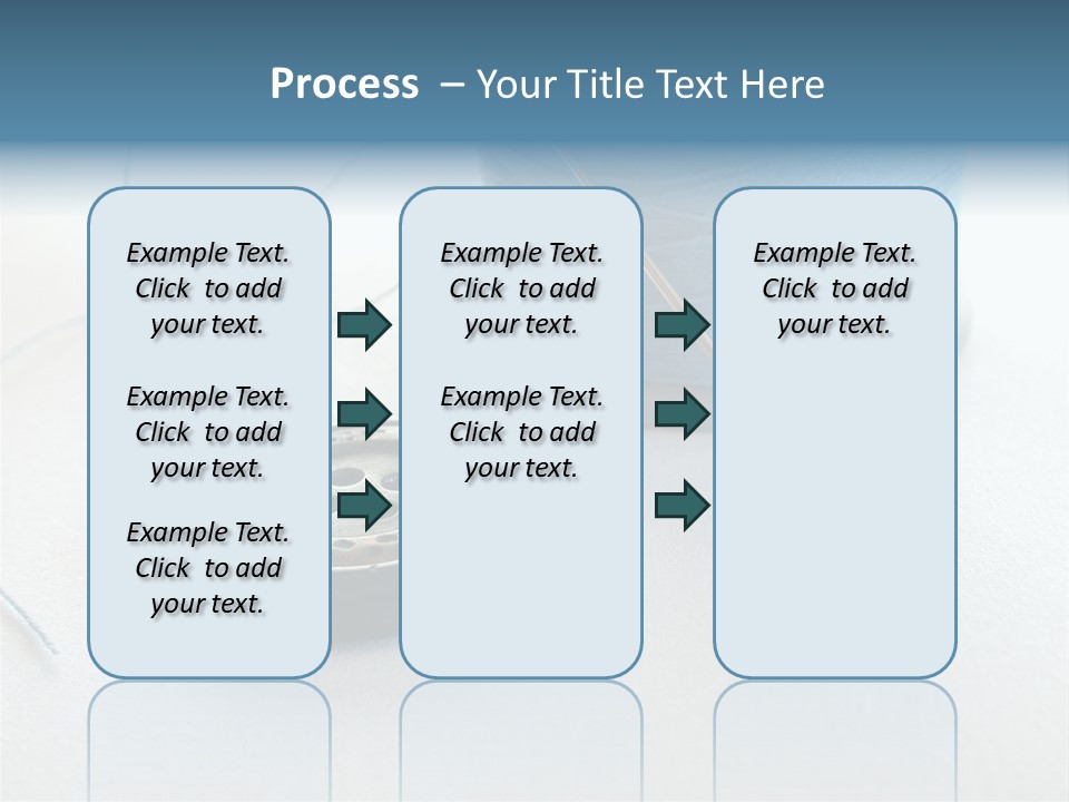 Spool Isolated Tailoring PowerPoint Template