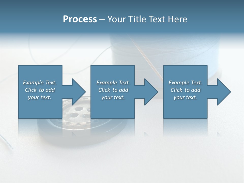 Spool Isolated Tailoring PowerPoint Template