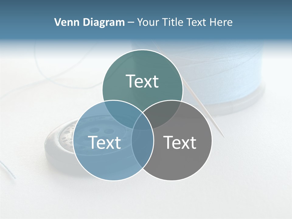 Spool Isolated Tailoring PowerPoint Template