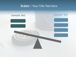 Spool Isolated Tailoring PowerPoint Template