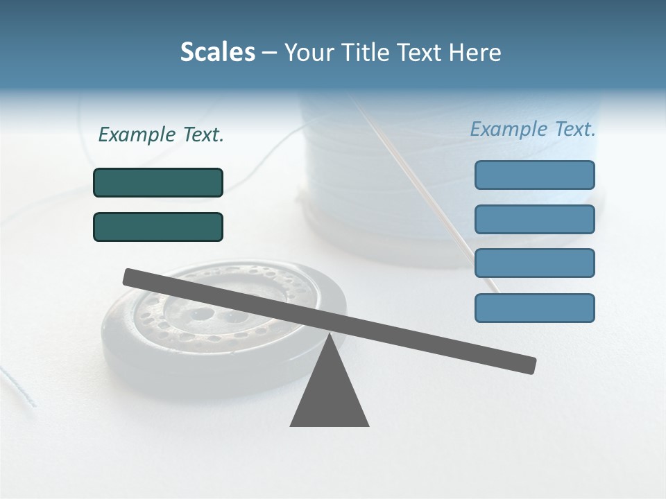 Spool Isolated Tailoring PowerPoint Template