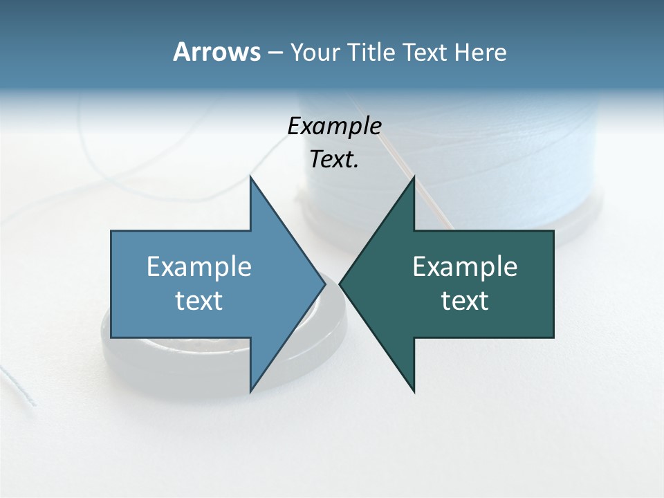 Spool Isolated Tailoring PowerPoint Template