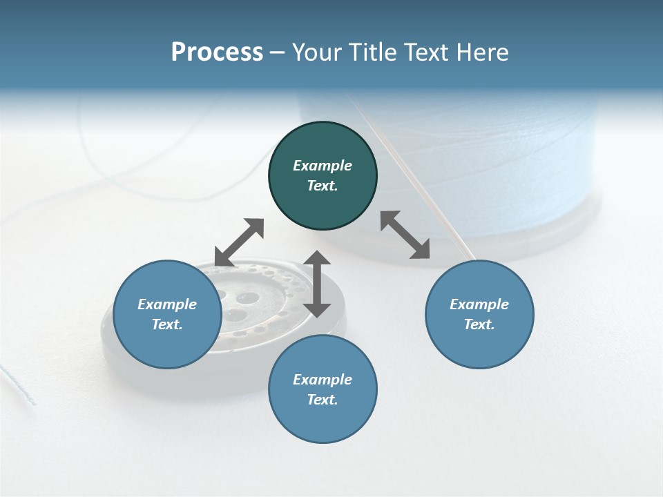 Spool Isolated Tailoring PowerPoint Template