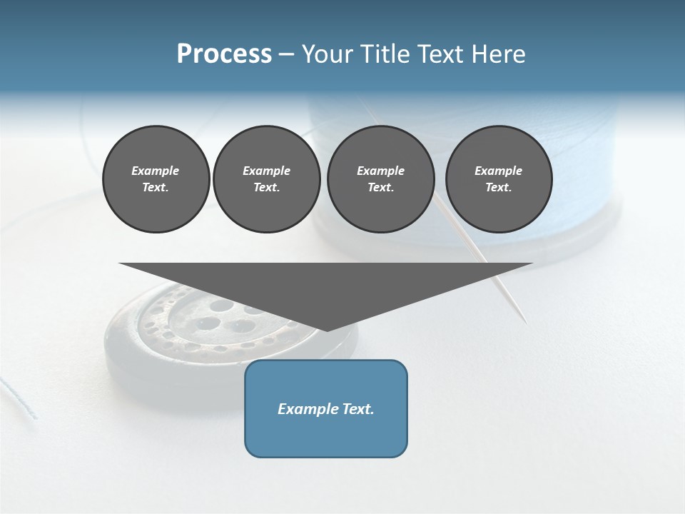 Spool Isolated Tailoring PowerPoint Template