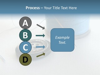 Spool Isolated Tailoring PowerPoint Template