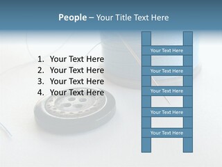 Spool Isolated Tailoring PowerPoint Template