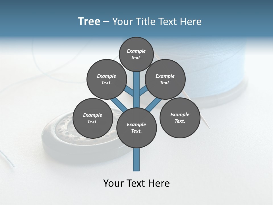 Spool Isolated Tailoring PowerPoint Template