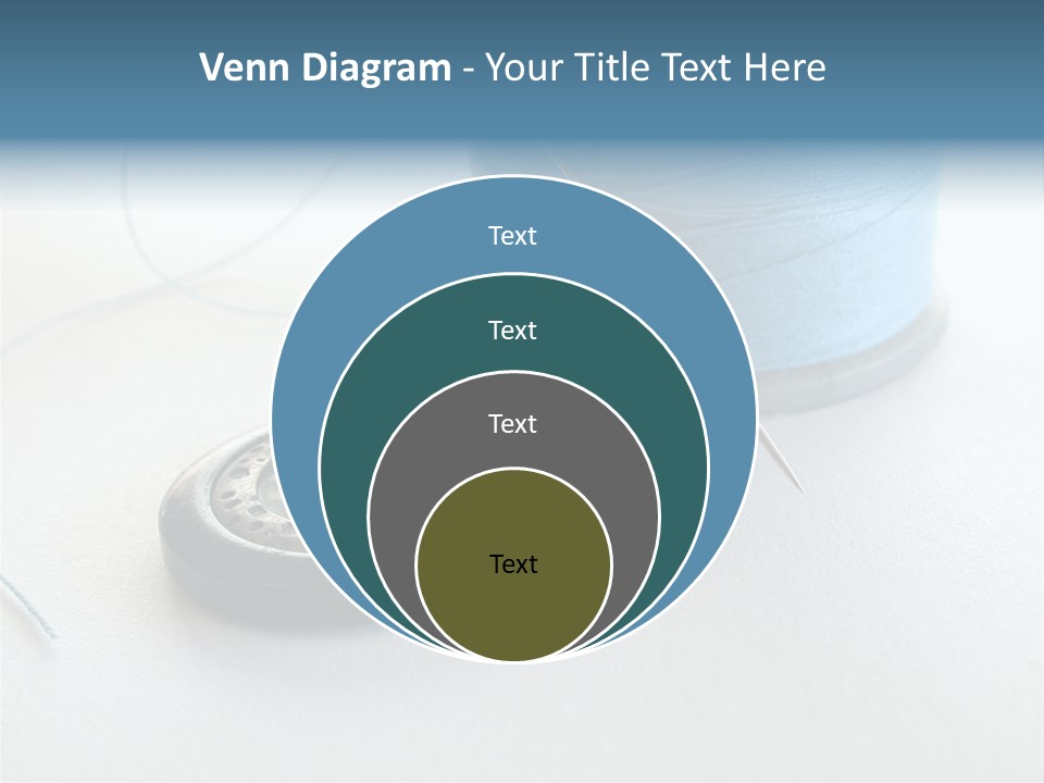 Spool Isolated Tailoring PowerPoint Template