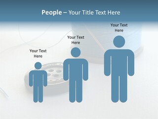 Spool Isolated Tailoring PowerPoint Template