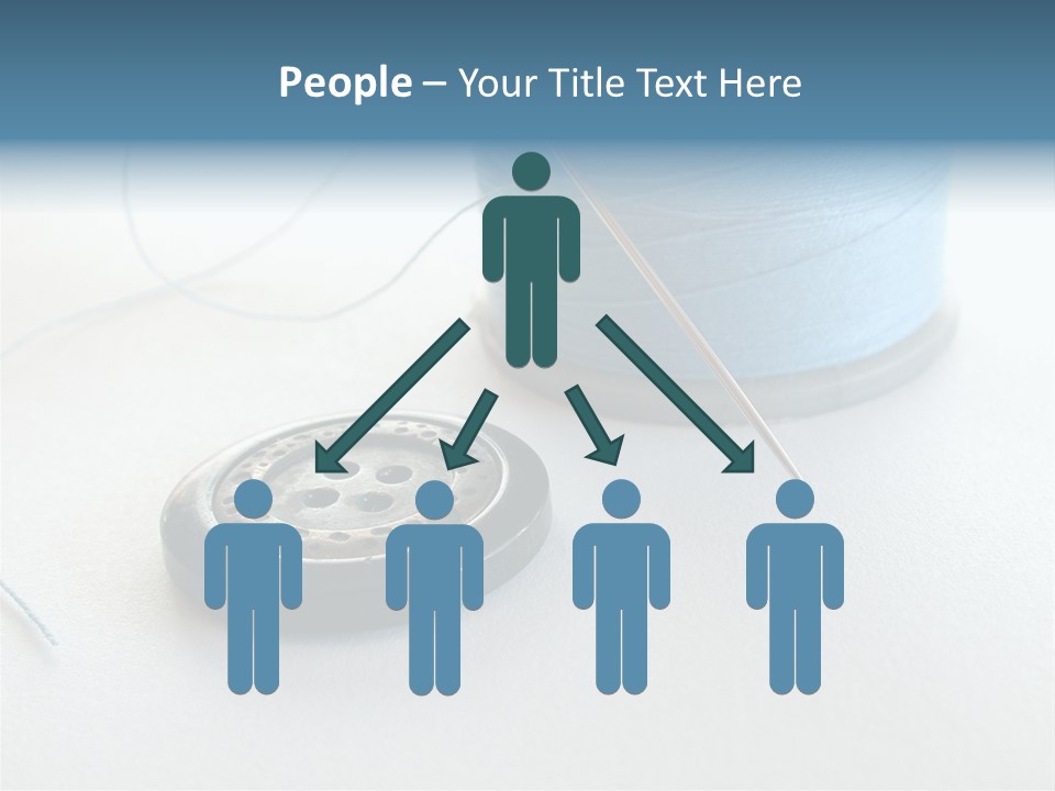 Spool Isolated Tailoring PowerPoint Template