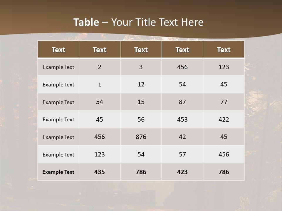 Glow Golden Waterfalls PowerPoint Template