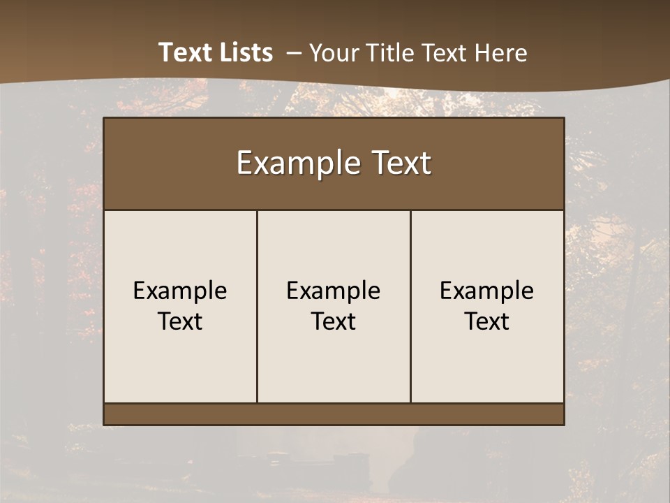 Glow Golden Waterfalls PowerPoint Template
