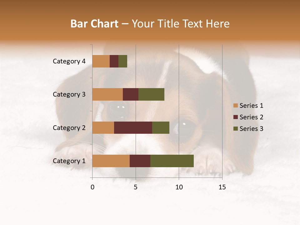 Laying Beagle Rabbit PowerPoint Template