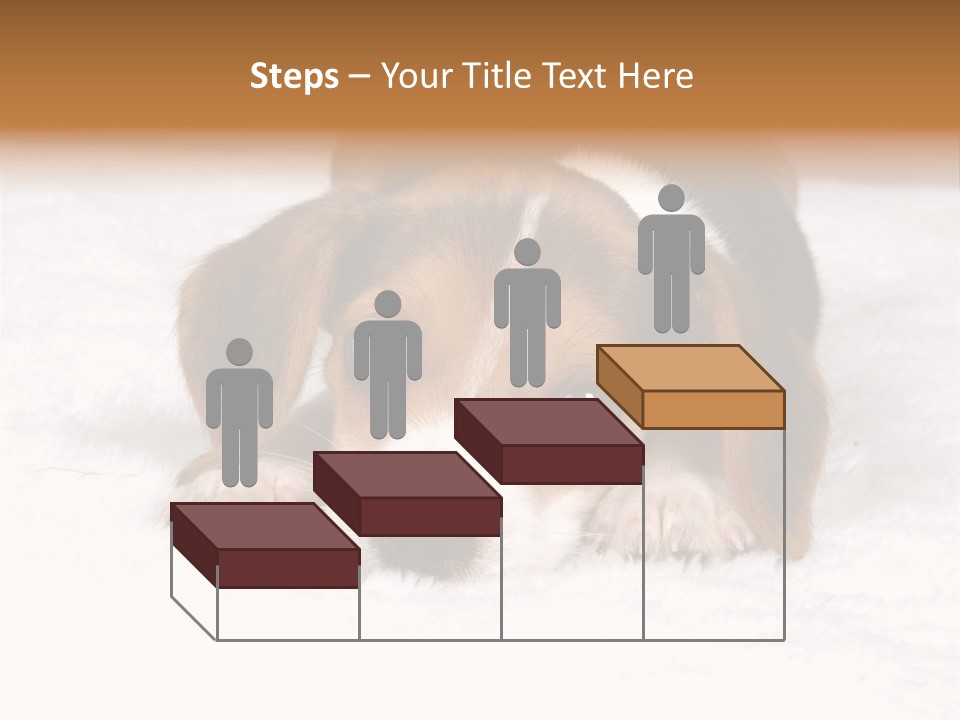 Laying Beagle Rabbit PowerPoint Template