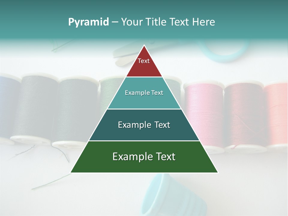 Scissors Needle Thimble PowerPoint Template