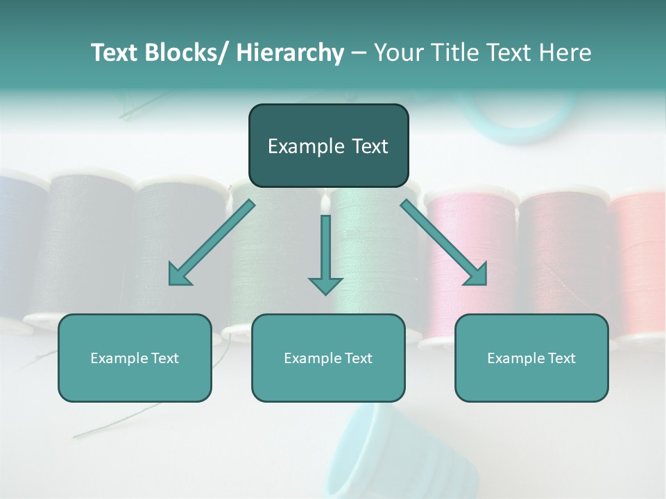Scissors Needle Thimble PowerPoint Template