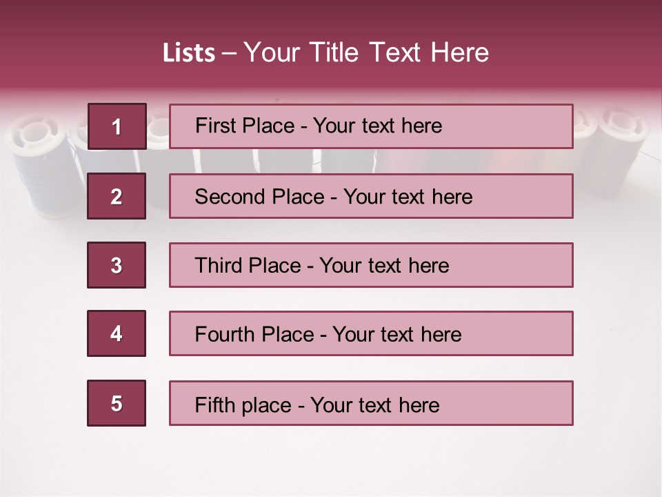 Work Nail Yellow PowerPoint Template
