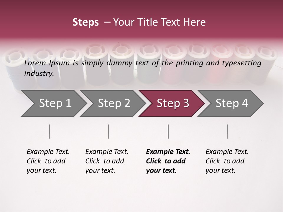 Work Nail Yellow PowerPoint Template