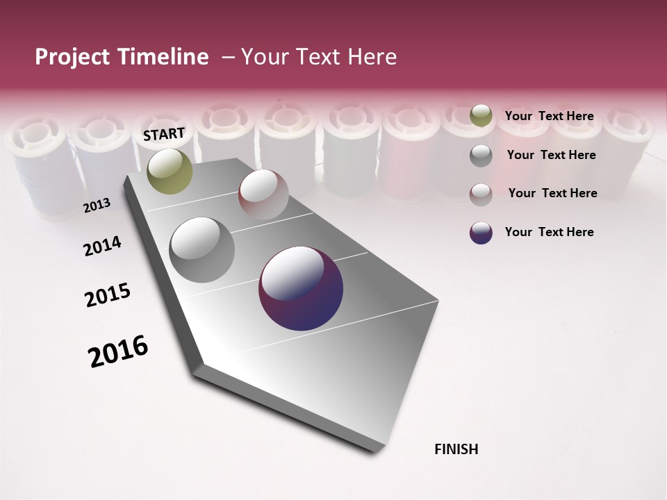 Work Nail Yellow PowerPoint Template