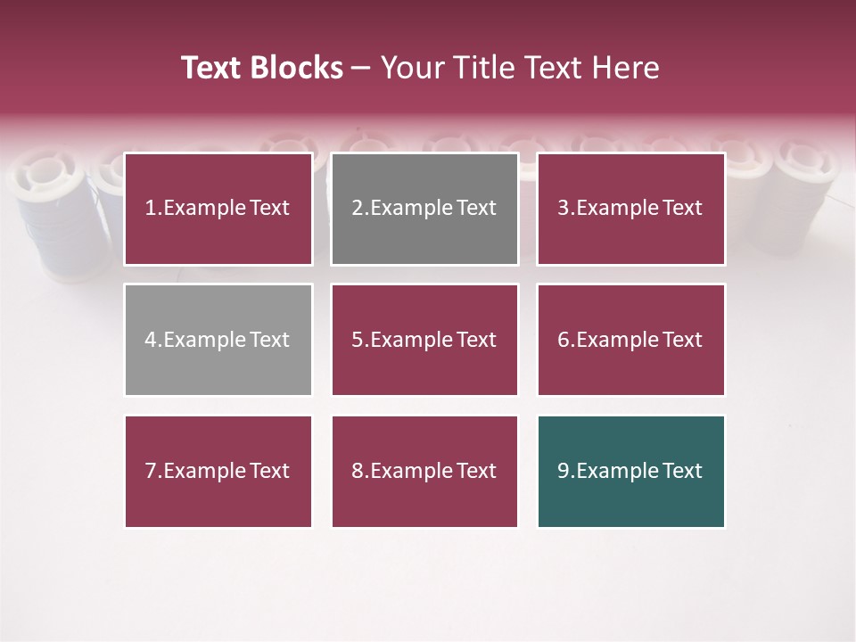 Work Nail Yellow PowerPoint Template