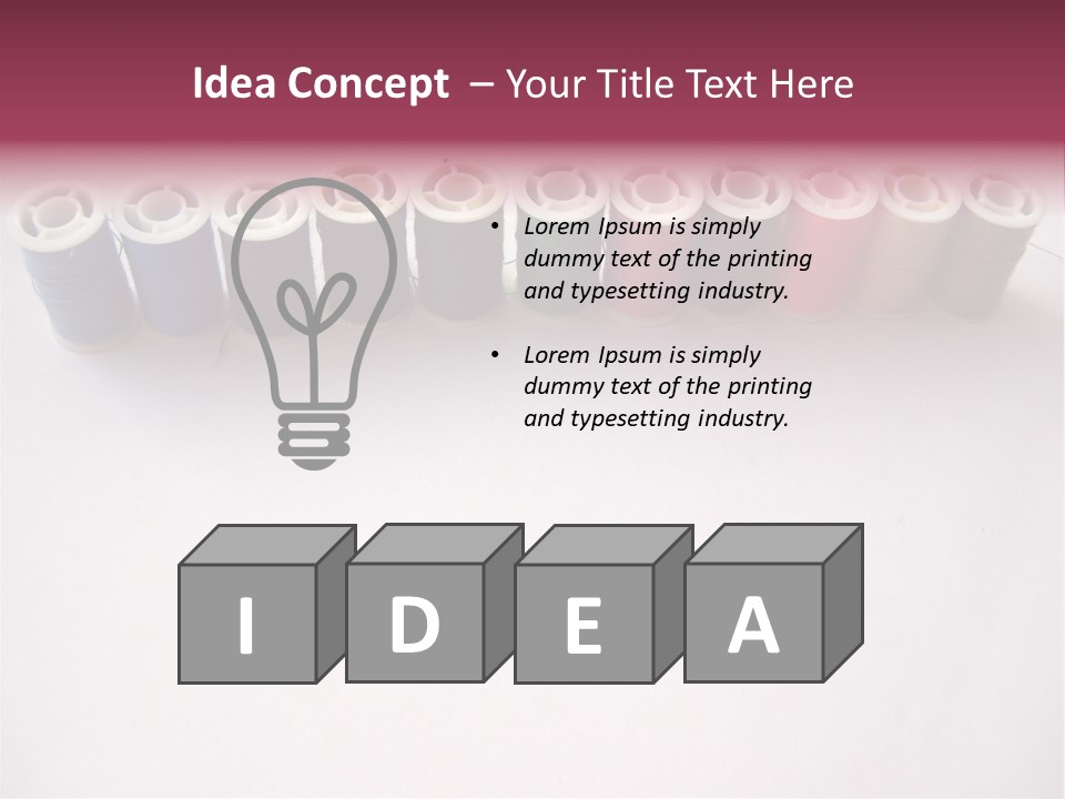 Work Nail Yellow PowerPoint Template