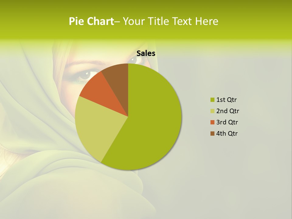 Lips Exotic Blond PowerPoint Template