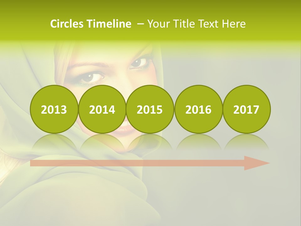 Lips Exotic Blond PowerPoint Template