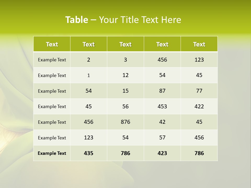 Lips Exotic Blond PowerPoint Template