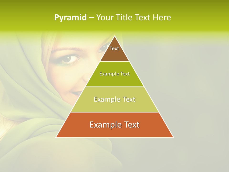 Lips Exotic Blond PowerPoint Template