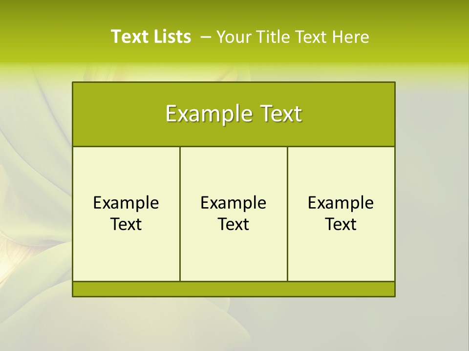 Lips Exotic Blond PowerPoint Template