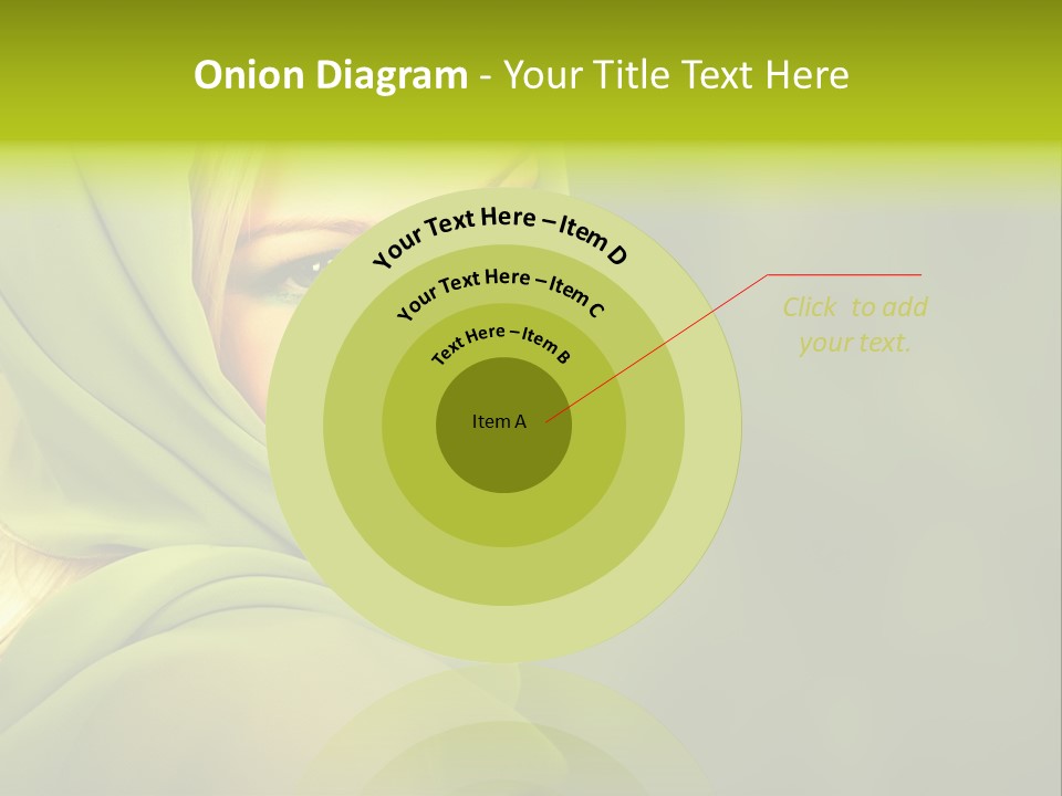 Lips Exotic Blond PowerPoint Template