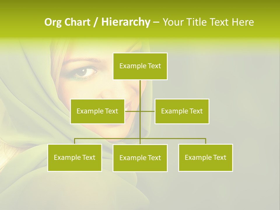 Lips Exotic Blond PowerPoint Template