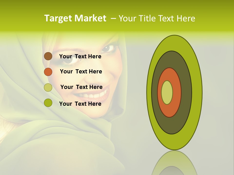 Lips Exotic Blond PowerPoint Template