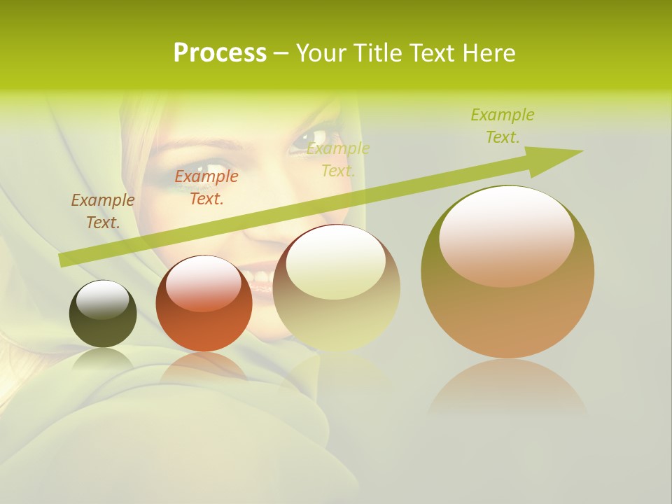 Lips Exotic Blond PowerPoint Template