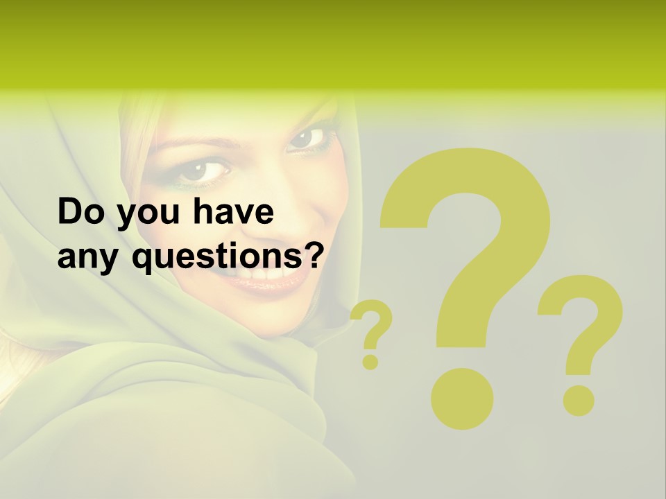 Lips Exotic Blond PowerPoint Template