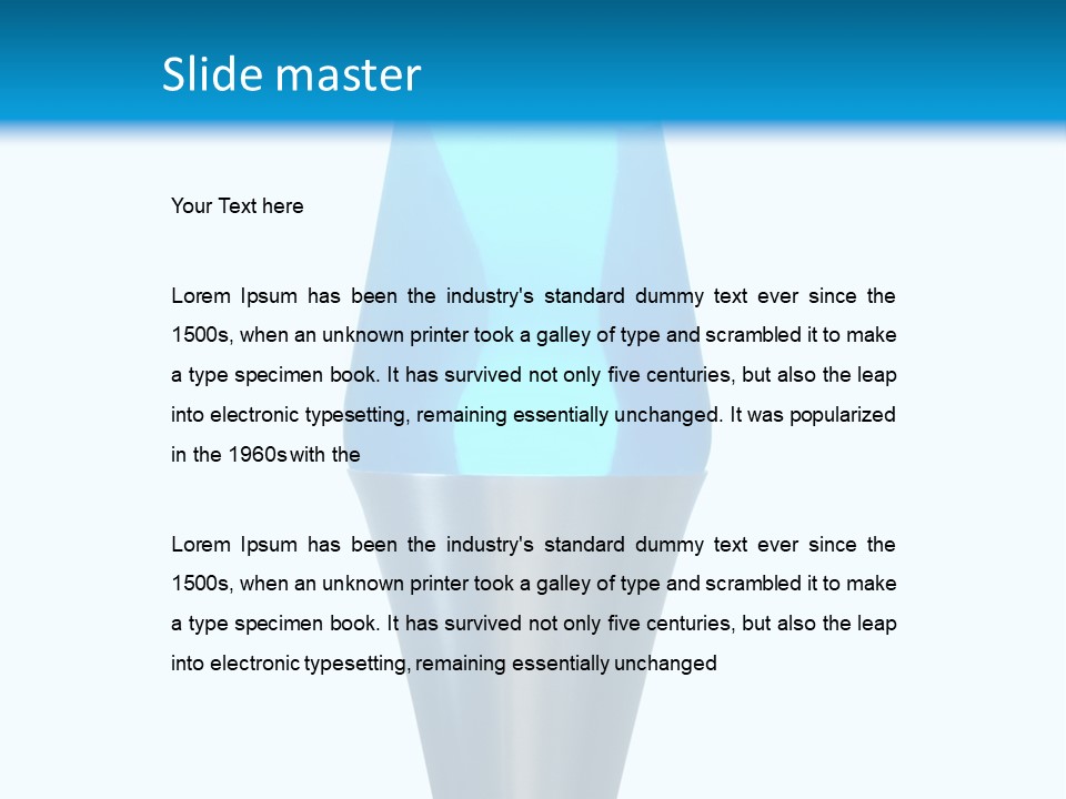 Motion Desk Blobs PowerPoint Template