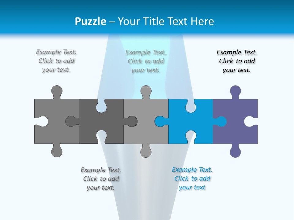 Motion Desk Blobs PowerPoint Template