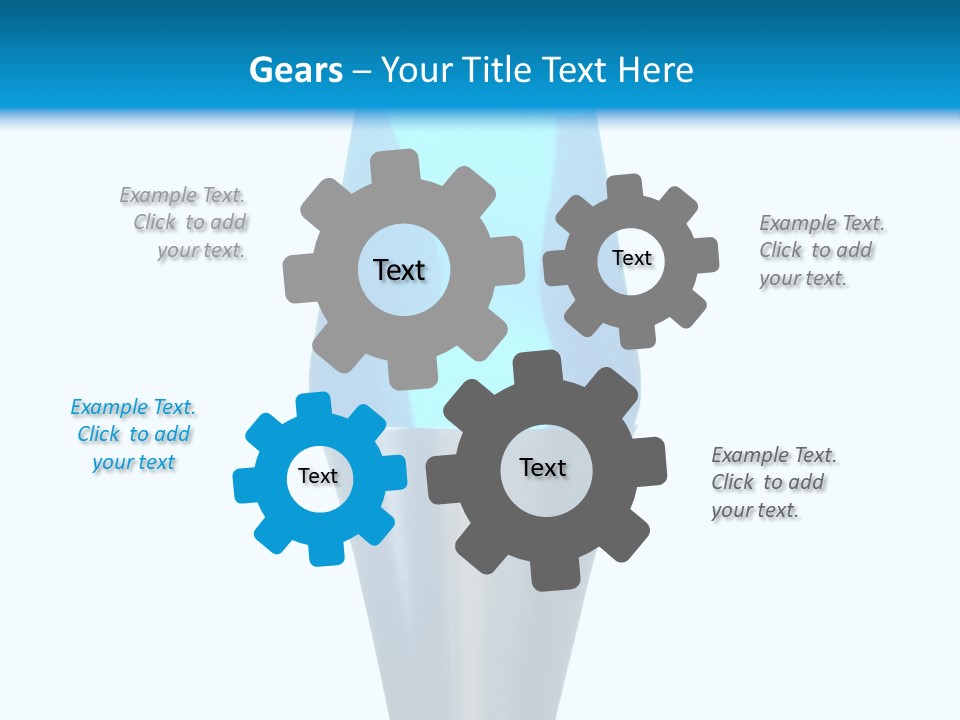 Motion Desk Blobs PowerPoint Template
