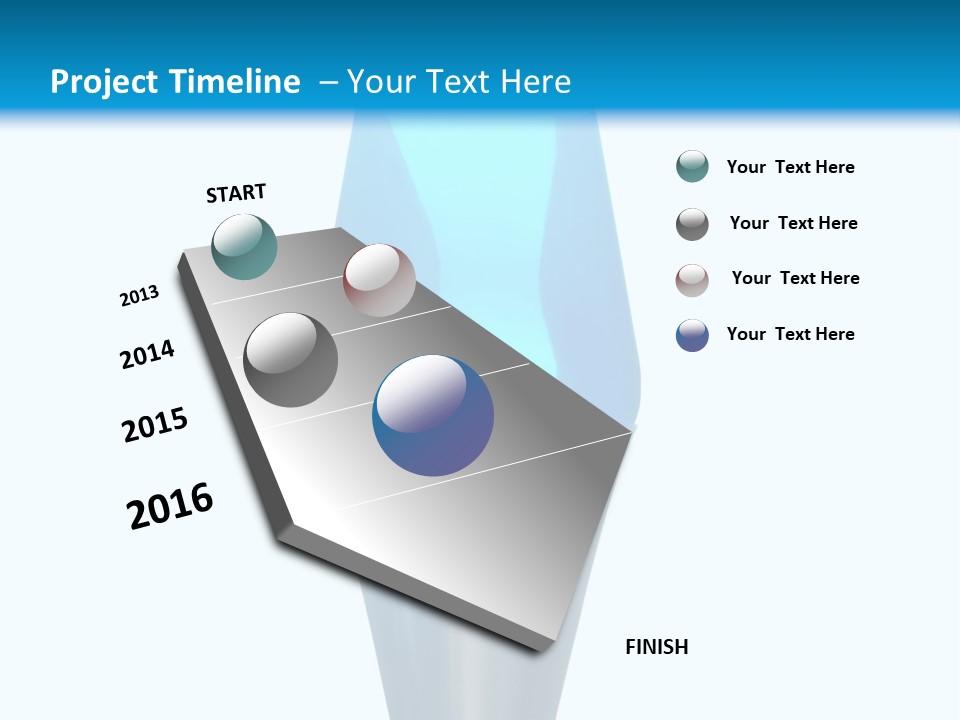 Motion Desk Blobs PowerPoint Template