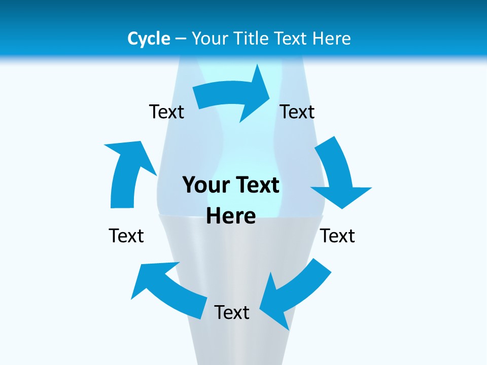Motion Desk Blobs PowerPoint Template
