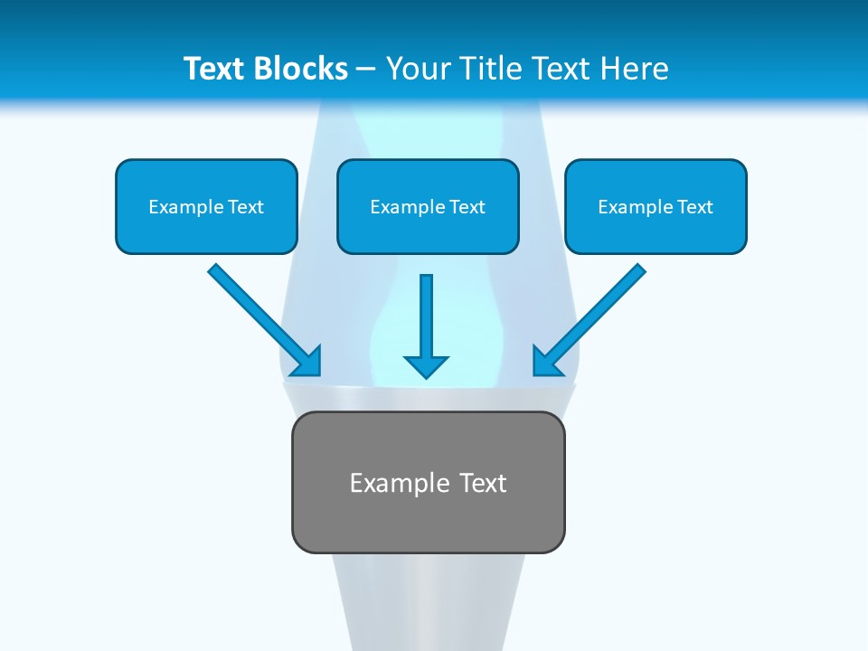 Motion Desk Blobs PowerPoint Template