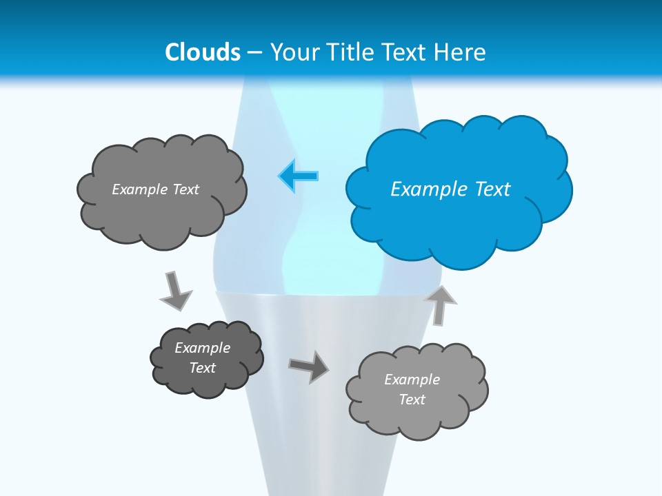 Motion Desk Blobs PowerPoint Template