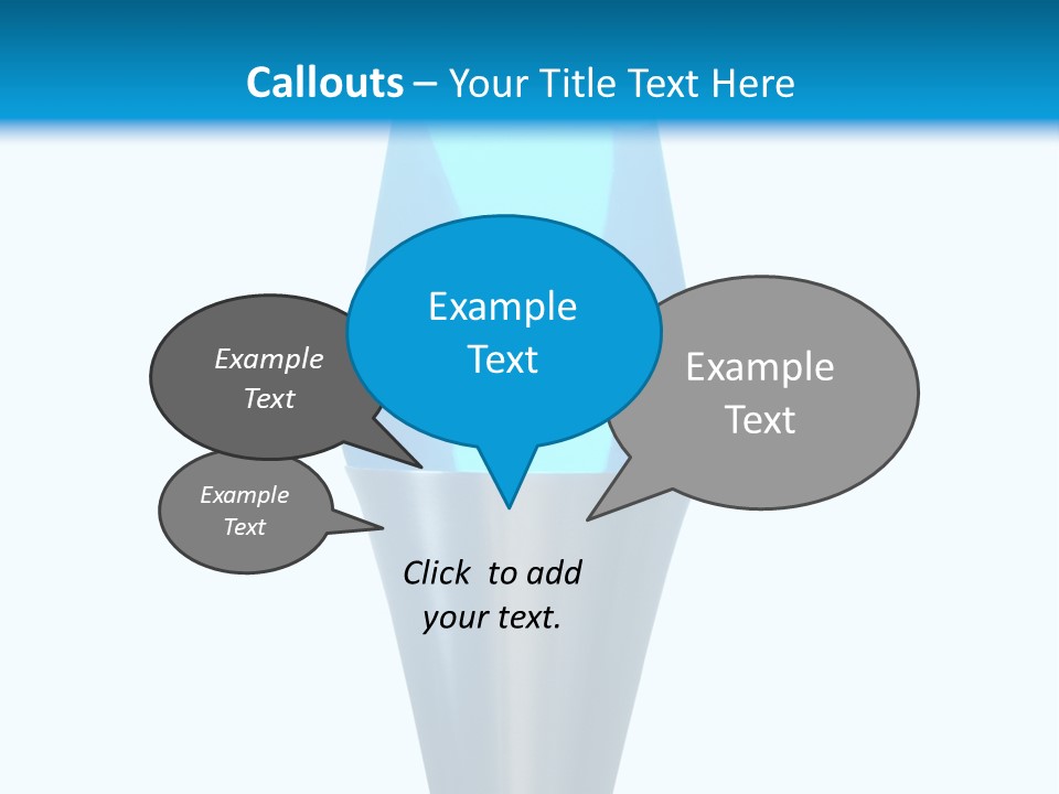 Motion Desk Blobs PowerPoint Template